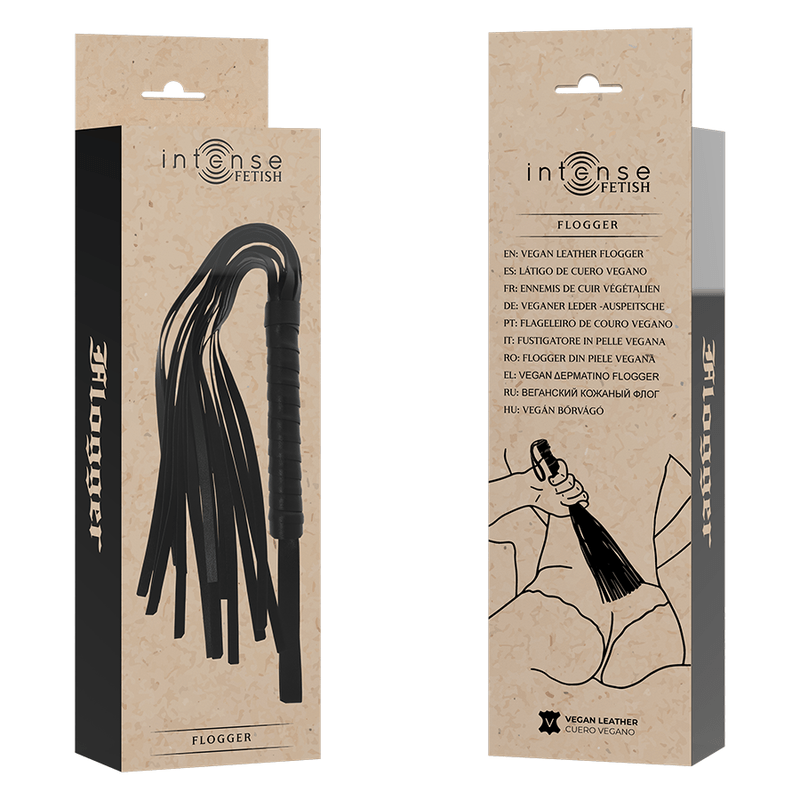 INTENSE - FETISH VEGAN LEATHER FLOGGER - Toys "n" Us