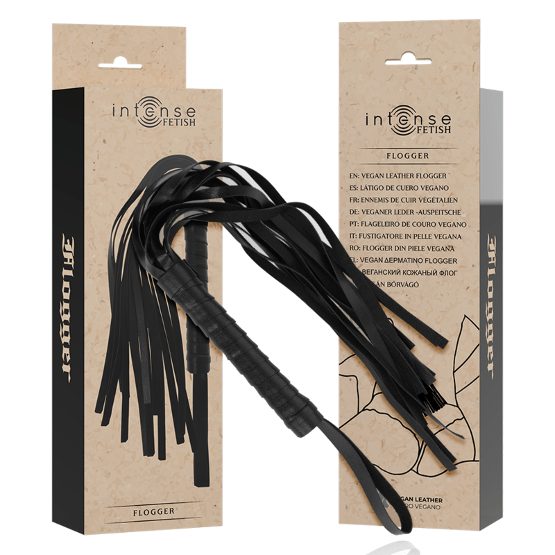 INTENSE - FETISH VEGAN LEATHER FLOGGER - Toys "n" Us