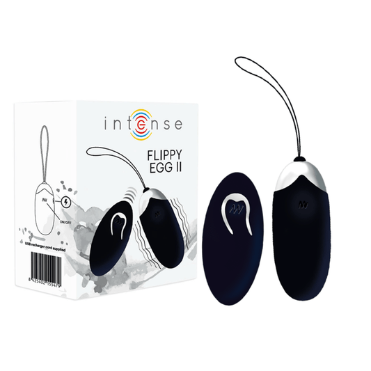 INTENSE - FLIPPY II VIBRANTE OVO COM CONTROLE REMOTO PRETO - Toys "n" Us