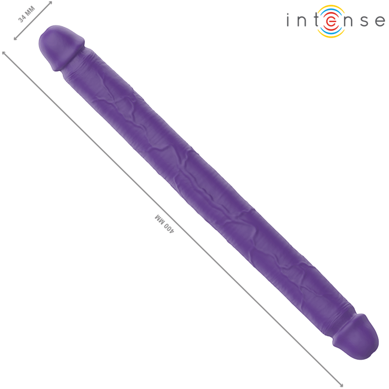 INTENSE - GUNTER DILDO DOUBLE VIBRATOR 40 CM PURPLE REMOTE CONTROL - Toys "n" Us