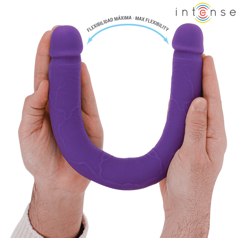 INTENSE - GUNTER DILDO DOUBLE VIBRATOR 40 CM PURPLE REMOTE CONTROL - Toys "n" Us