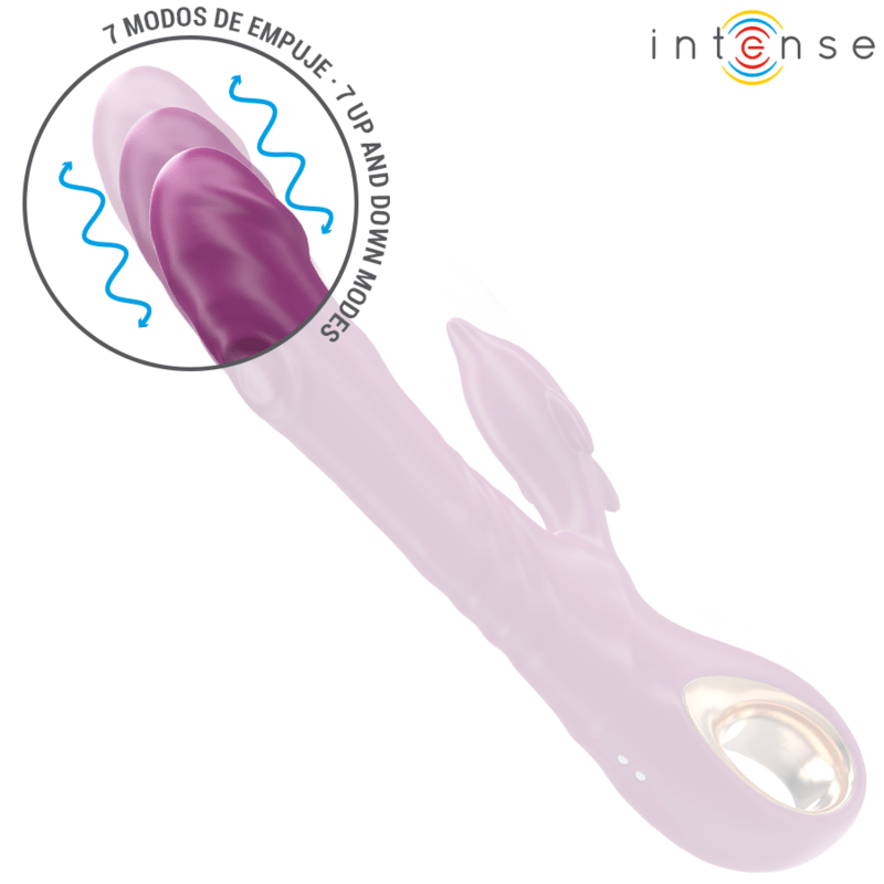 INTENSE - HALLE MULTIFUNCTION VIBRATOR WITH DOLPHIN STIMULATING TONGUE PURPLE - Toys "n" Us