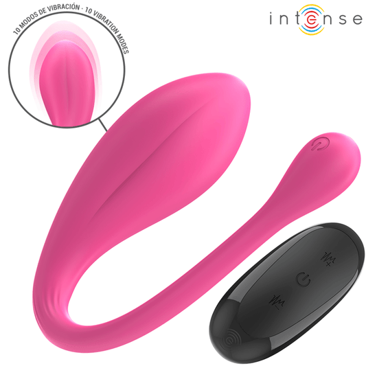 INTENSE - JANICE U VIBRATOR DOUBLE STIMULATION 10 VIBRATIONS PINK REMOTE CONTROL - Toys "n" Us