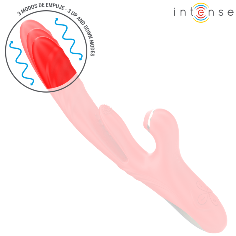 INTENSE - KAROL MULTIFUNCTION VIBRATOR THRUST & STIMULATION & SUCTION RED - Toys "n" Us