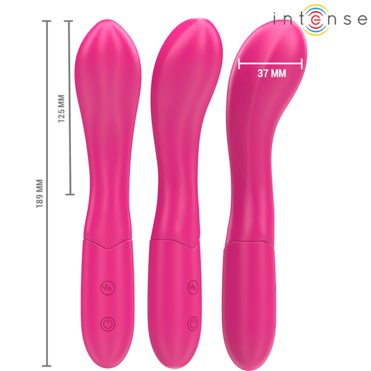 INTENSE - LISETTE VIBRATOR 19 CM FLEXIBLE 10 VIBRATIONS PINK - Toys "n" Us