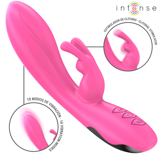 INTENSE - RANDALL RABBIT VIBRATOR 10 VIBRATIONS PINK - Toys "n" Us