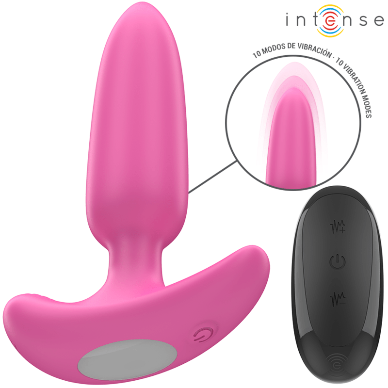 INTENSE - ROSS ANAL PLUG 10 VIBRATIONS PINK REMOTE CONTROL - Toys "n" Us