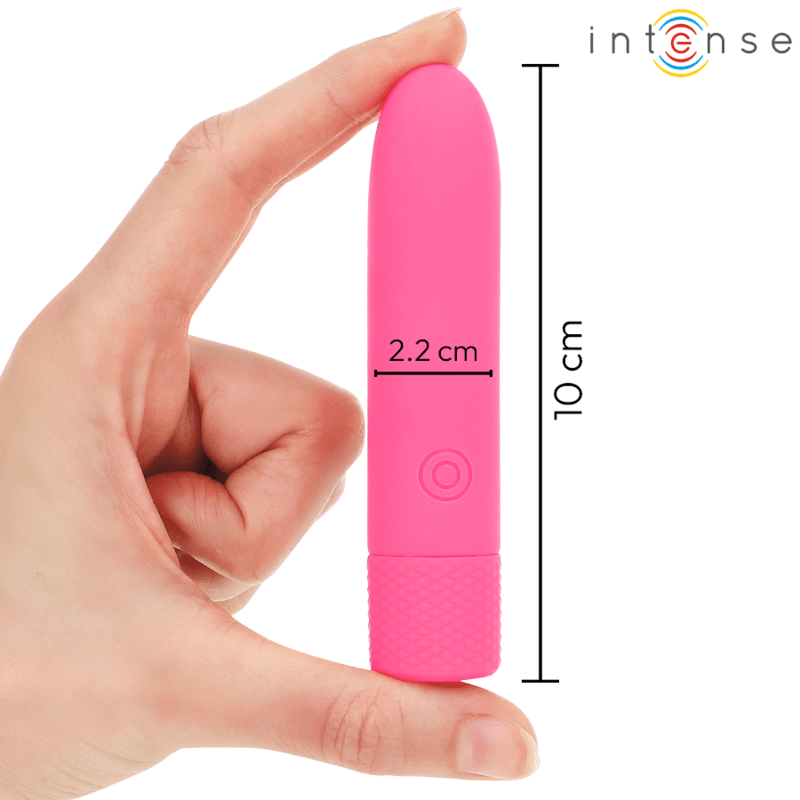 INTENSE - SYMONE USB RECHARGEABLE VIBRATING BULLET 8 VIBRATIONS PINK 10 X 2.2 CM - Toys "n" Us