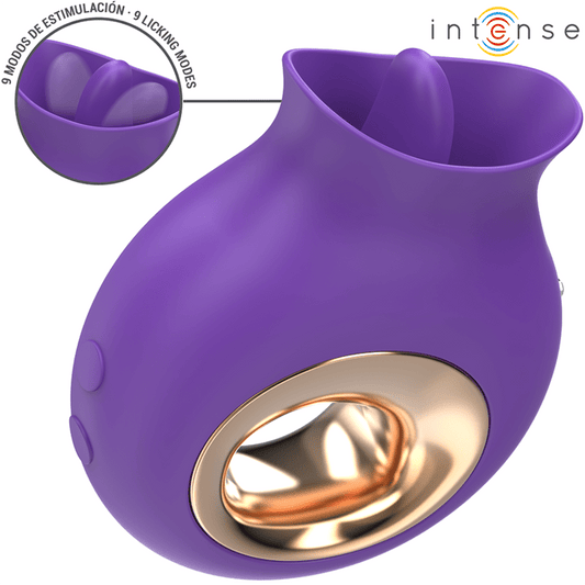 INTENSE - TULI CLITORIS STIMULATOR 9 VIBRATIONS & 9 OSCILLATIONS PURPLE - Toys "n" Us