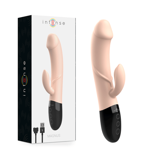 INTENSE - VIBRADOR RECARREGVEL MAGNUS DUAL NATURAL - Toys "n" Us