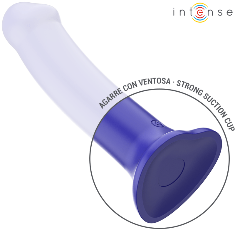 INTENSE - VICTORIA VIBRATOR WITH SUCTION CUP 10 VIBRATIONS DARK BLUE REMOTE CONTROL - Toys "n" Us
