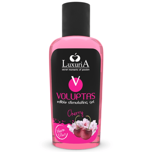 INTIMATELINE LUXURIA - VOLUPTAS GEL DE MASSAGEM COMESTÍVEL EFEITO AQUECEDOR - CEREJA 100 ML - Toys "n" Us