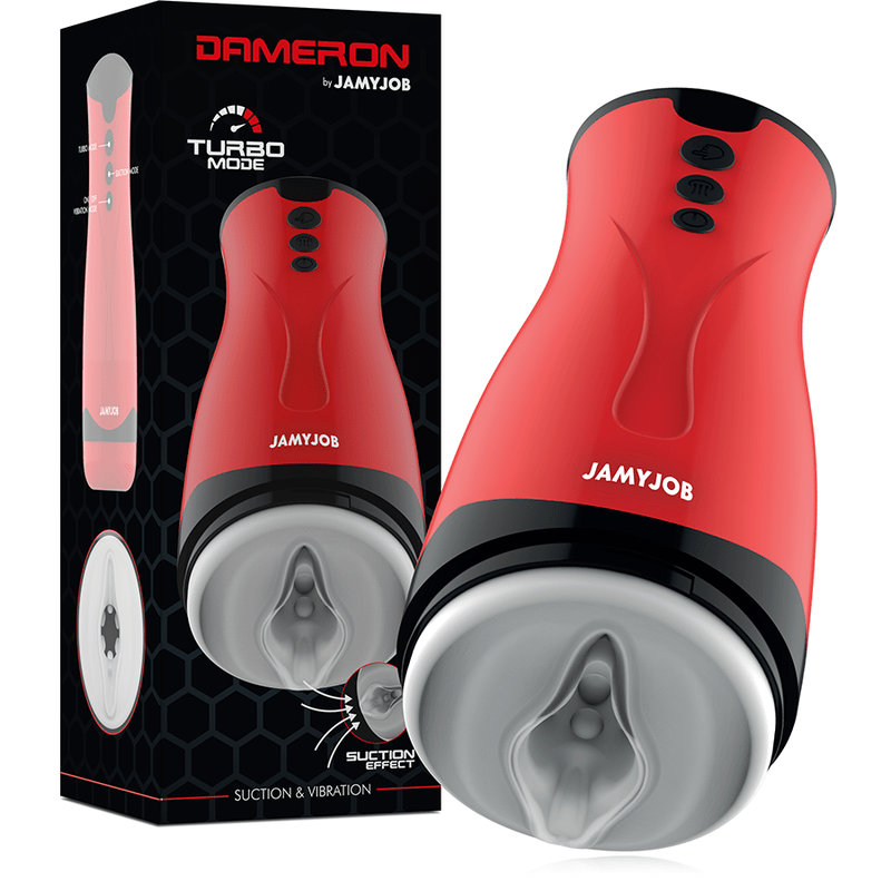 JAMYJOB - DAMERON SUCTION AND VIBRATION MASTURBATOR - Toys "n" Us