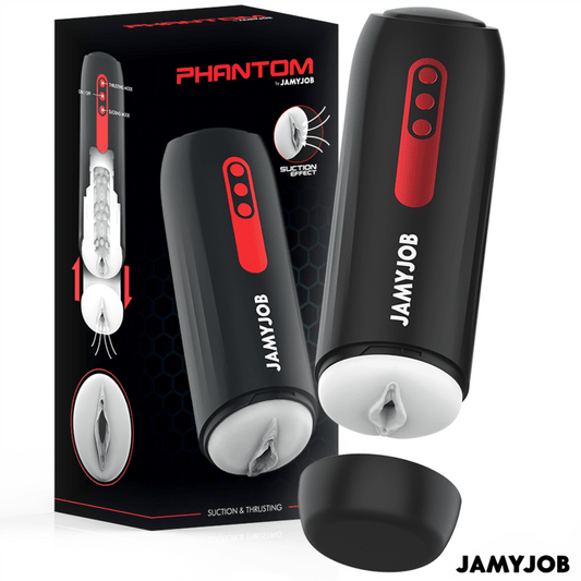 JAMYJOB - PHANTOM AUTOMATIC VAGINA MASTURBATOR 5 SUCTION AND THRUST MODES - Toys "n" Us