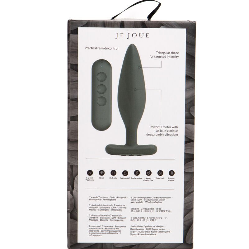JE JOUE - EGON PLUG ANAL VIBRATOR BLACK - Toys "n" Us