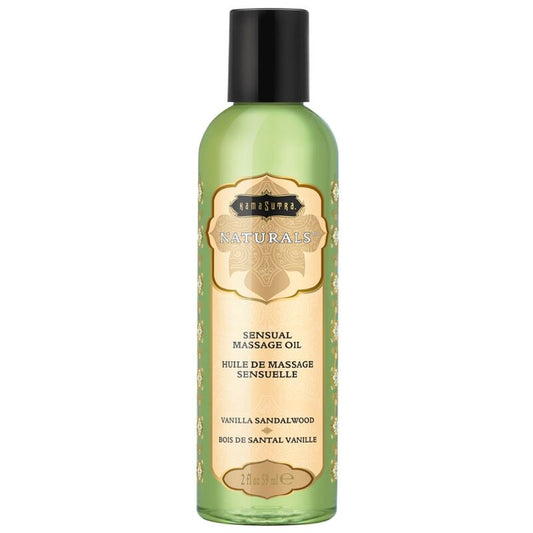 KAMASUTRA - ÓLEO DE MASSAGEM NATURAL BAUNILHA SNDALO 59 ML - Toys "n" Us
