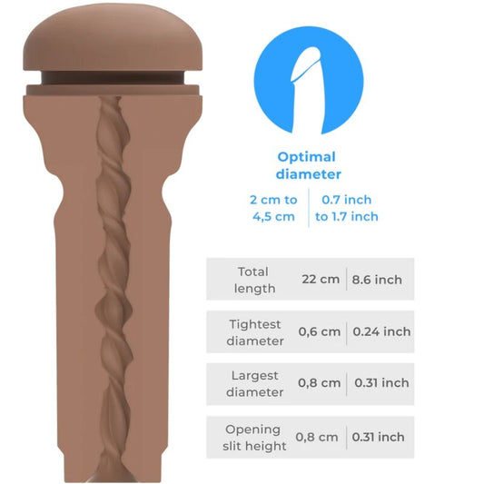 KIIROO - FEEL STROKER EXTRA TIGHT BUTT MID BROWN - Toys "n" Us