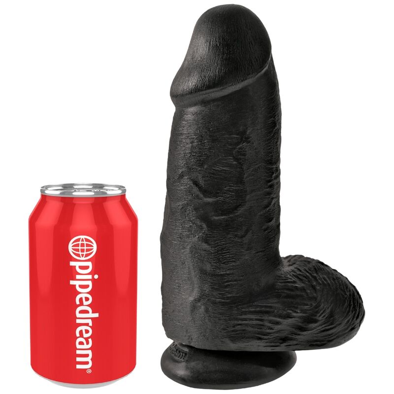 KING COCK - CHUBBY REALISTIC PENIS 23 CM BLACK - Toys "n" Us