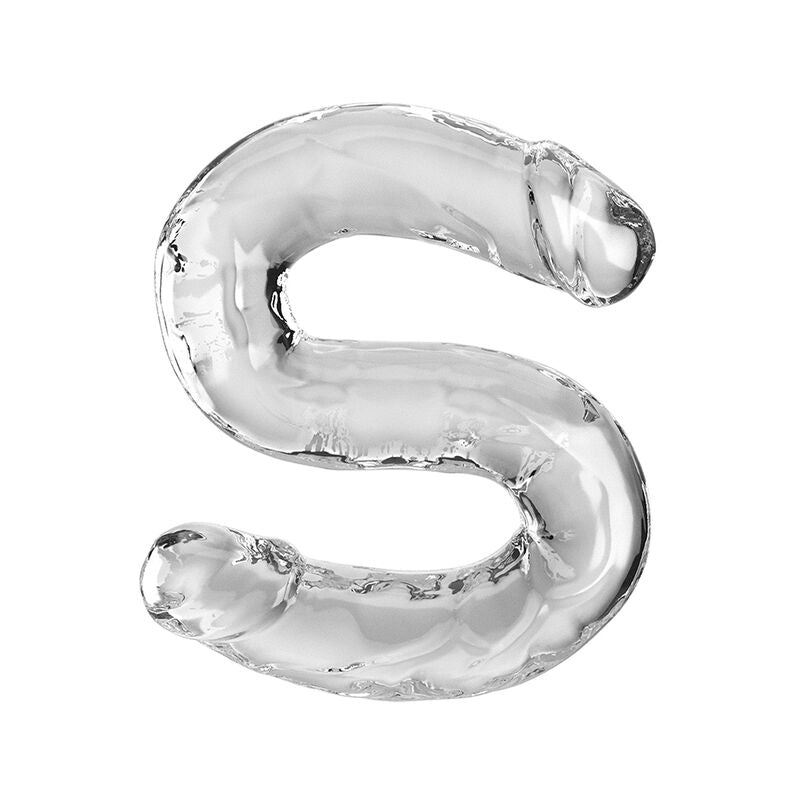 KING COCK - DOUBLE TROUBLE DOUBLE DILDO 46 CM CLEAR - Toys "n" Us