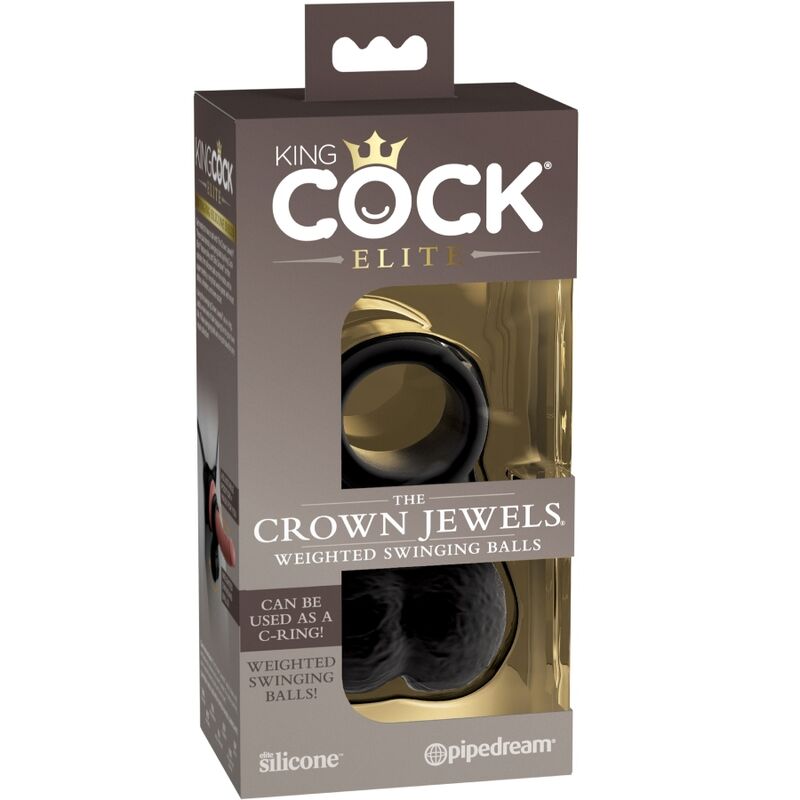 KING COCK - ELITE ANEL COM SILICONE DE TESTÍCULO - Toys "n" Us
