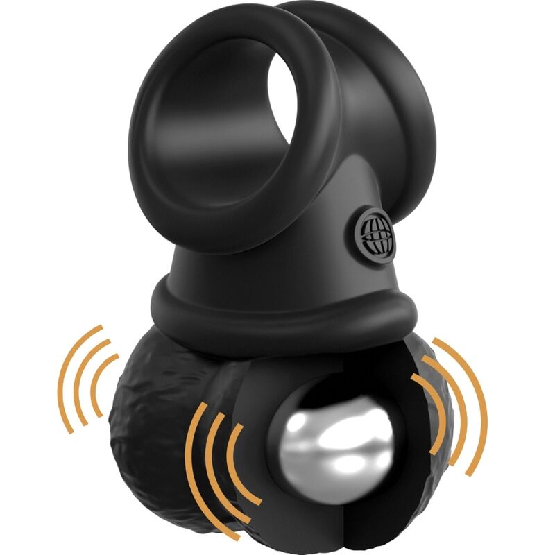 KING COCK - ELITE ANEL COM SILICONE VIBRANTE DE TESTÍCULOS - Toys "n" Us