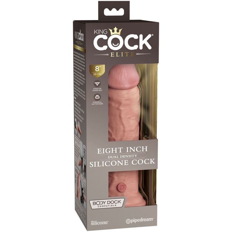 KING COCK - ELITE REALISTIC SILICONE DILDO 20.3 CM - Toys "n" Us