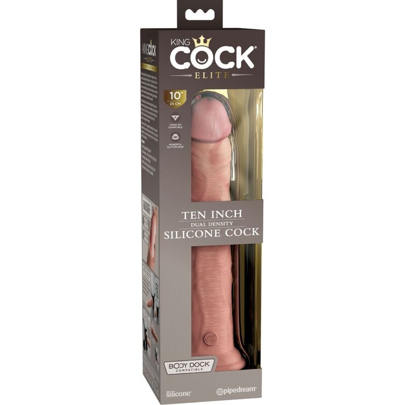 KING COCK - ELITE REALISTIC SILICONE DILDO 25.4 CM - Toys "n" Us