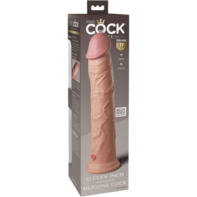 KING COCK - ELITE REALISTIC SILICONE DILDO 28 CM - Toys "n" Us