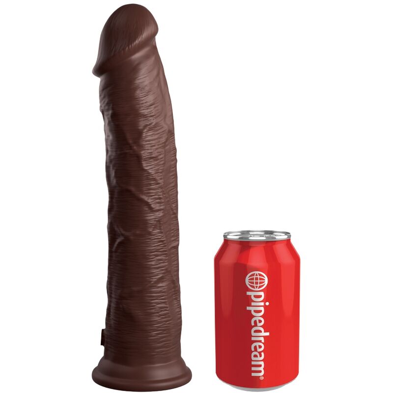 KING COCK - ELITE REALISTIC SILICONE DILDO 28 CM BROWN - Toys "n" Us