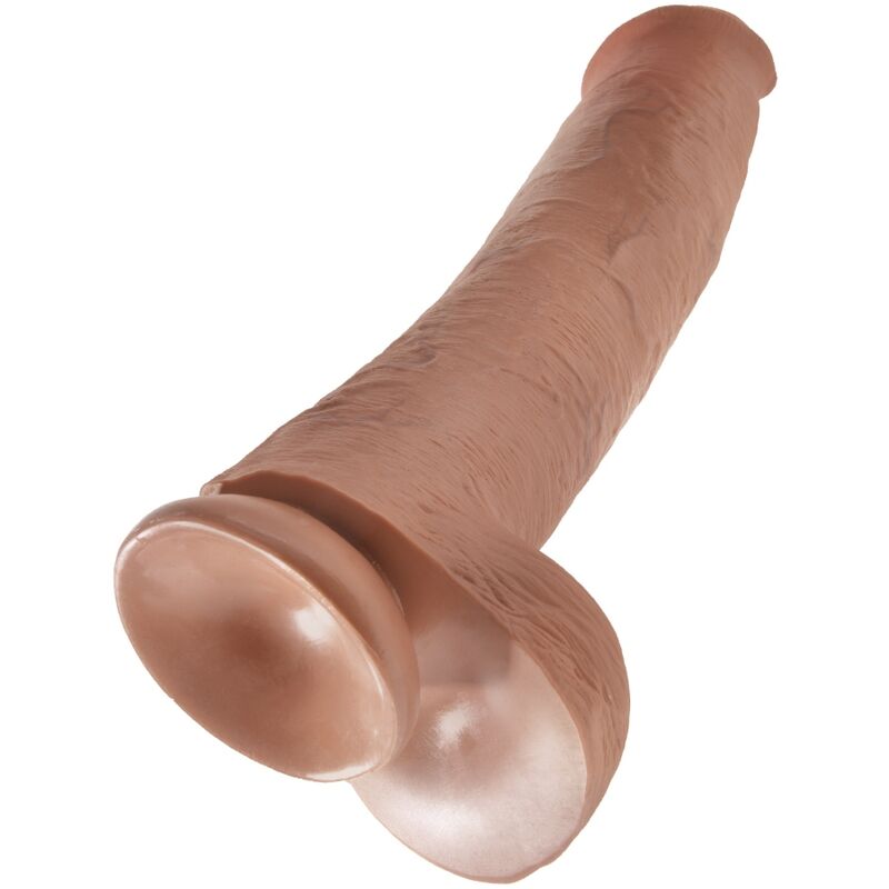 KING COCK - PÊNIS REALÍSTICO COM BOLAS 34.2 CM CARAMELO - Toys "n" Us