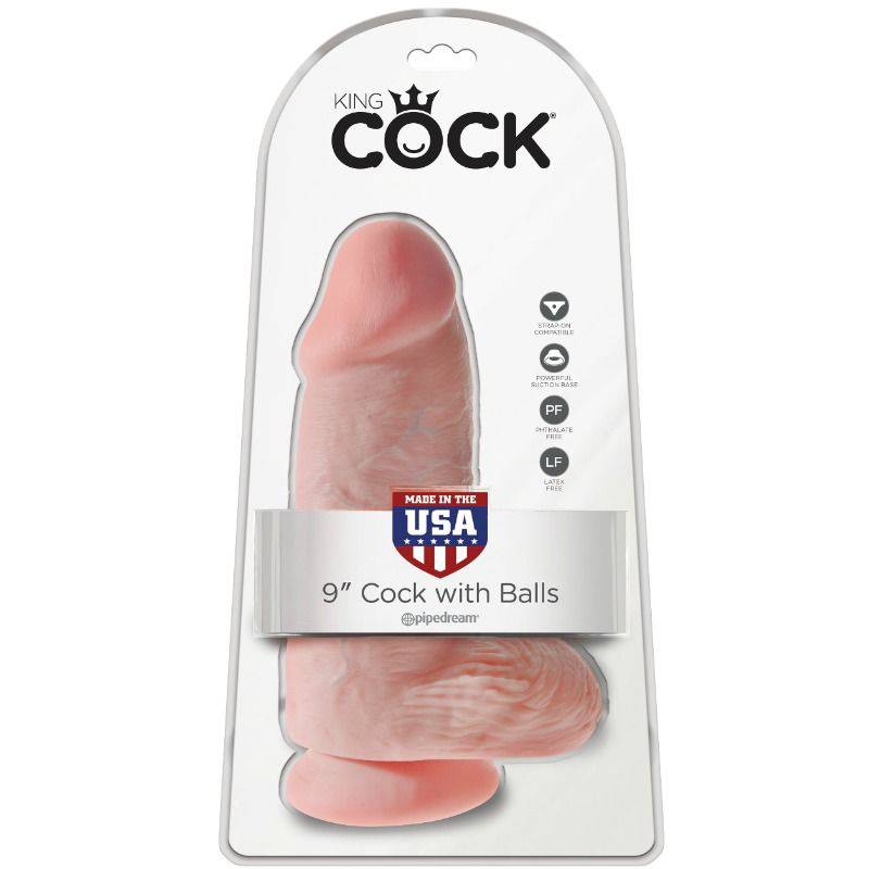 KING COCK - PÊNIS REALÍSTICO GORDINHO 23 CM - Toys "n" Us