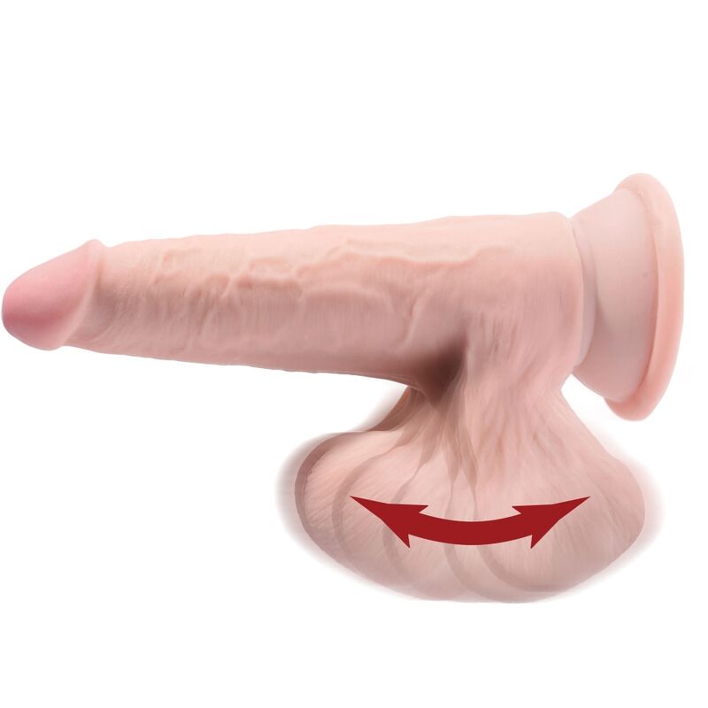 KING COCK - PLUS 3D DILDO BALANANDO BOLAS 15.2 CM PELE CLARA - Toys "n" Us