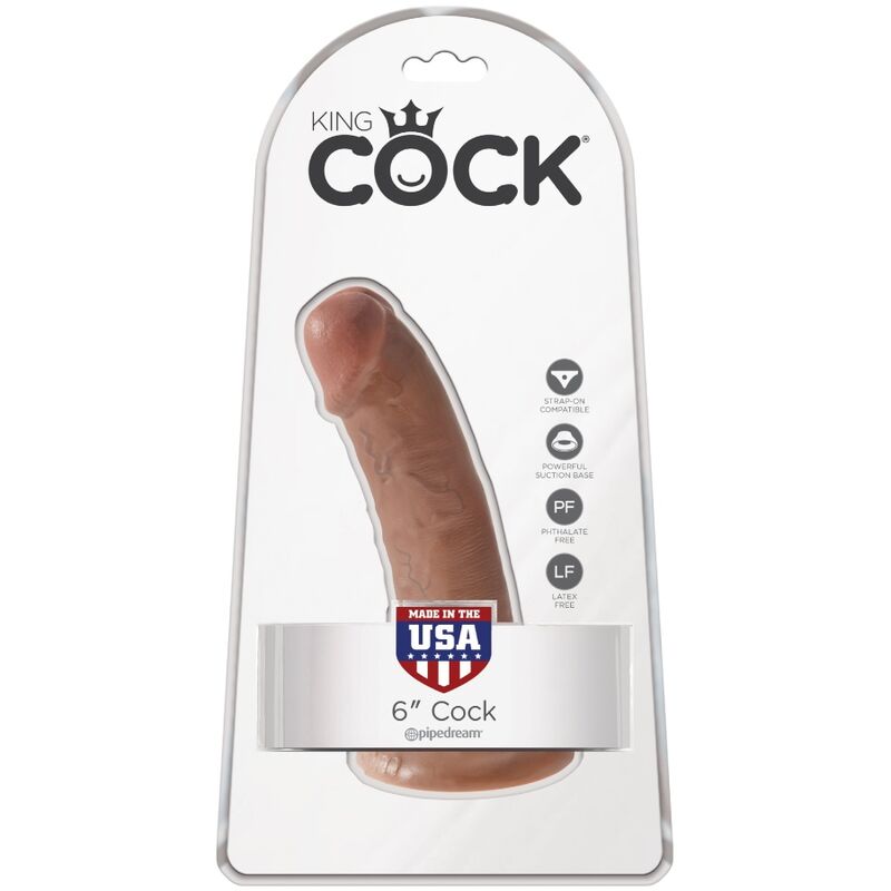 KING COCK - REALISTIC PENIS 15 CM CARAMEL - Toys "n" Us