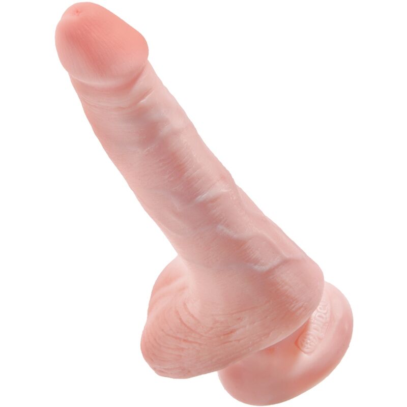 KING COCK - REALISTIC PENIS WITH BALLS 13.5 CM LIGHT - Toys "n" Us