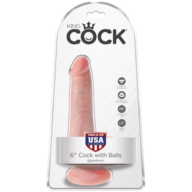 KING COCK - REALISTIC PENIS WITH BALLS 13.5 CM LIGHT - Toys "n" Us