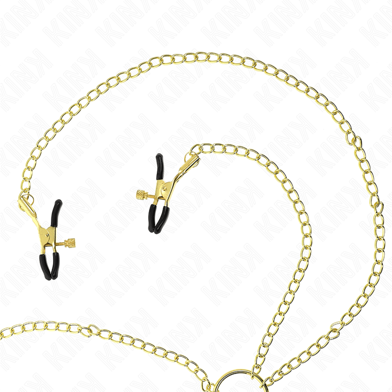 KINK - 4 NIPPLE AND CLIT CLAMPS ADJUSTABLE GOLD - Toys "n" Us