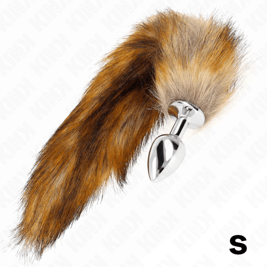 KINK - ANAL PLUG SIZE S 7 X 3 CM WITH SYNTHETIC TAIL 40 CM BROWN - Toys "n" Us