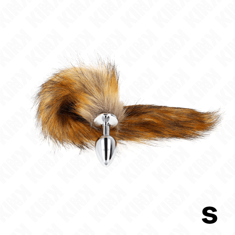 KINK - ANAL PLUG SIZE S 7 X 3 CM WITH SYNTHETIC TAIL 40 CM BROWN - Toys "n" Us