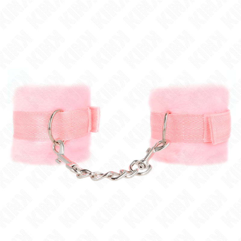 KINK - BEGINNER FUR HAND CUFFS PINK 30 X 7 CM - Toys "n" Us