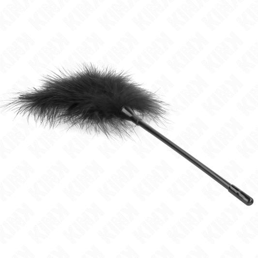 KINK - BLACK TICKLE FEATHERS USED FOR THE BONDAGE KIT 27 CM - Toys "n" Us