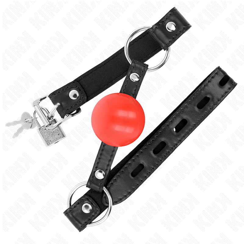KINK - BOLA TPE VERMELHA MORDAÇA 4 CM 60 x 2 CM - Toys "n" Us