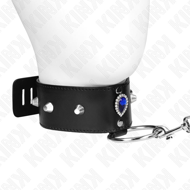 KINK - COLAR 65 CM COM ALÇA COM DIAMANTES AZUIS AJUSTÁVEL 36 - 43 CM X 5 CM - Toys "n" Us