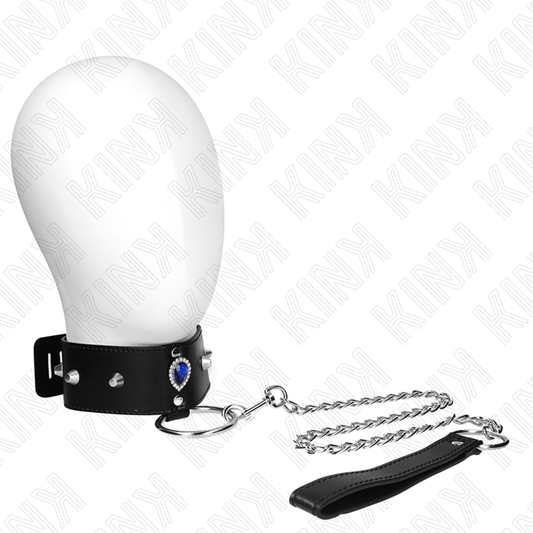 KINK - COLAR 65 CM COM ALÇA COM DIAMANTES AZUIS AJUSTÁVEL 36 - 43 CM X 5 CM - Toys "n" Us