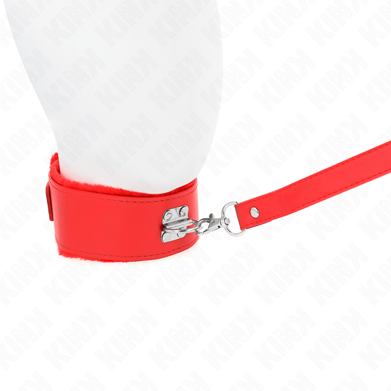 KINK - COLAR COM TRELA 116 CM COM PREGOS PRATA MODELO 4 VERMELHO AJUSTÁVEL 40 - 48 CM X 6 CM - Toys "n" Us