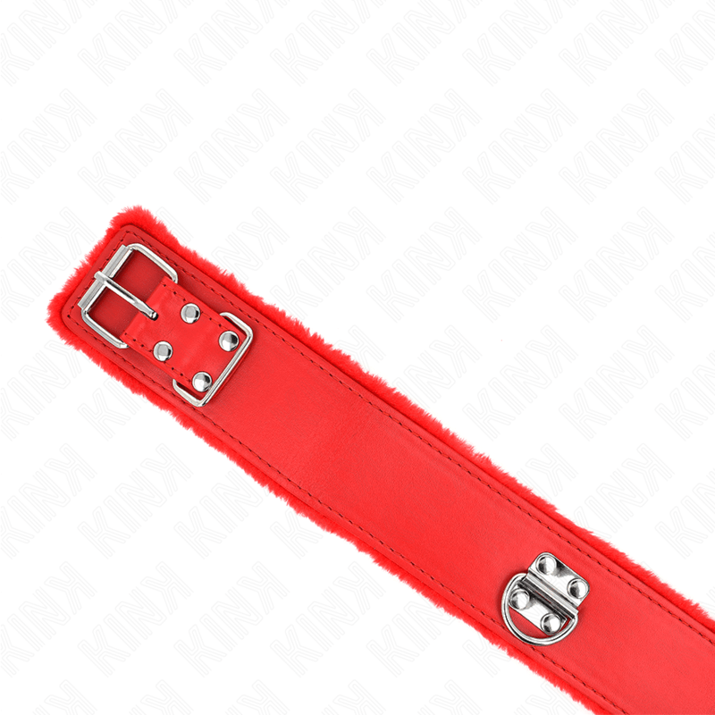 KINK - COLAR COM TRELA 116 CM COM PREGOS PRATA MODELO 4 VERMELHO AJUSTÁVEL 40 - 48 CM X 6 CM - Toys "n" Us