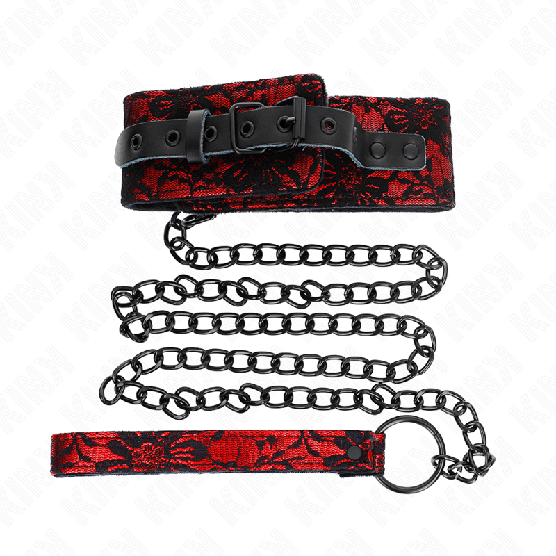 KINK - COLAR DE RENDA COM CINTO COM CINTO DE COURO REAL 105 CM / 44 X 5,5 CM - Toys "n" Us