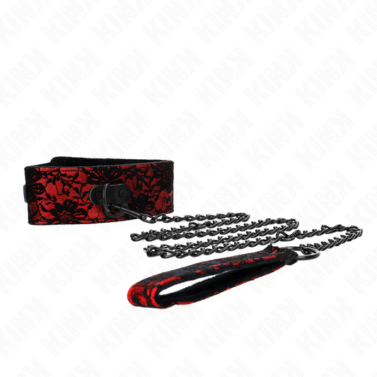 KINK - COLAR DE RENDA COM CINTO COM CINTO DE COURO REAL 105 CM / 44 X 5,5 CM - Toys "n" Us