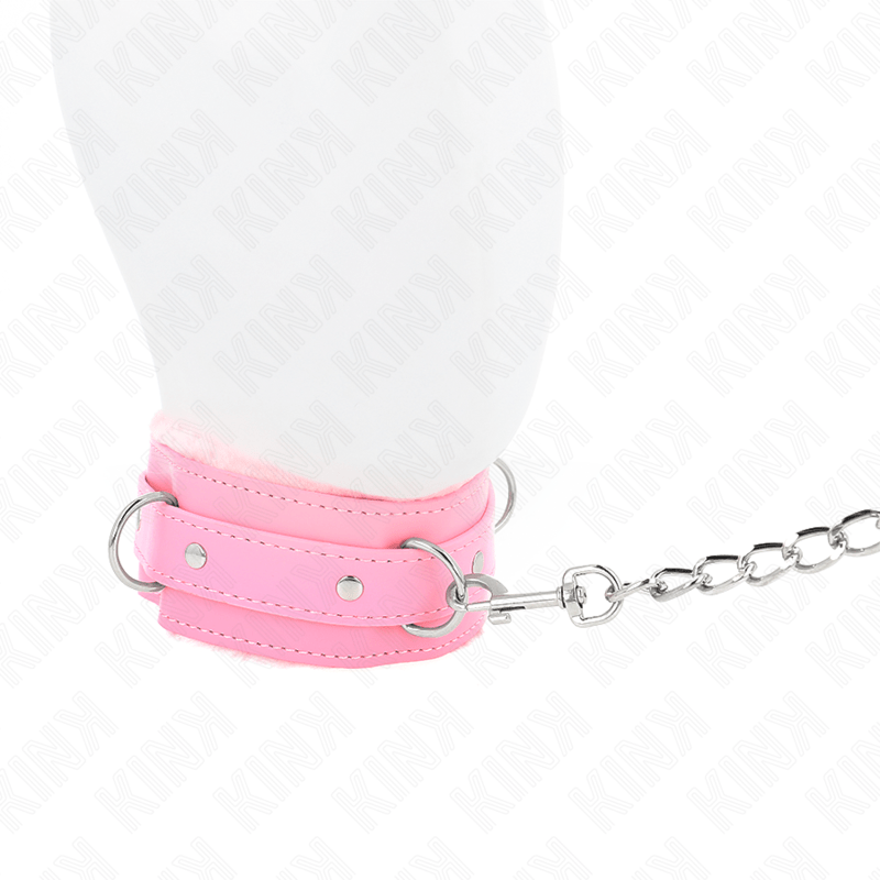 KINK - COLLAR WITH LEASH 65 CM WITH RESTRICTIONS PINK 36 - 42 CM X 5.5 CM - Toys "n" Us