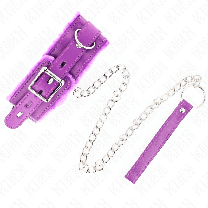 KINK - COLLAR WITH LEASH 65 CM WITH RESTRICTIONS PURPLE 36 - 42 CM X 5.5 CM - Toys "n" Us