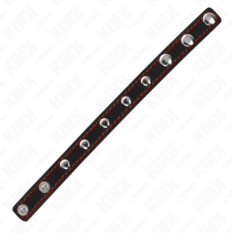 KINK - LEATHER PENIS RING WITH SPIKES 21.5 X 1.6 CM - Toys "n" Us